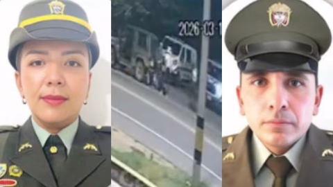 Asesinan a dos policías en control vial