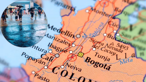 Fuertes lluvias y nubosidad en Colombia