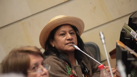 Aida Quilcué inicia campaña con ritual