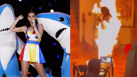 Katy Perry y video en llamas: qué pasó
