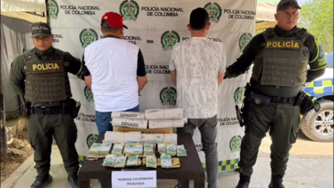 Capturan escolta con $145 millones