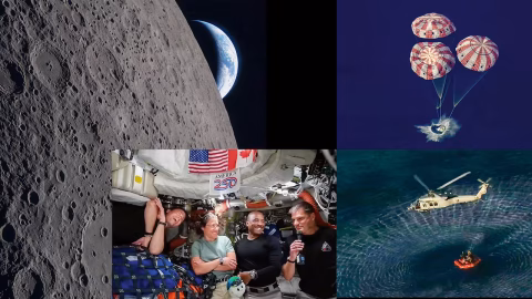 Artemis II regresa con éxito a la Tierra
