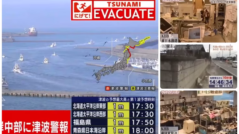 Terremoto 7,5 en Japón activa alerta de tsunami