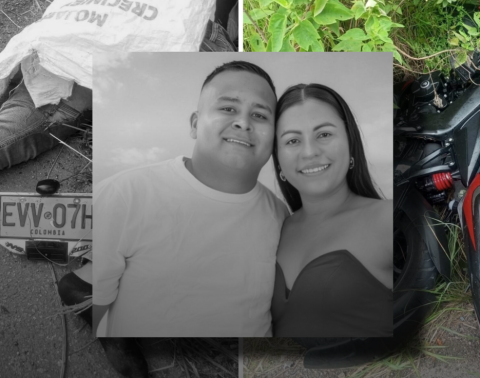 Pareja muere en choque en vía del Huila