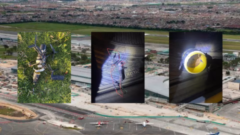 Bogotá en alerta por drones y explosivos
