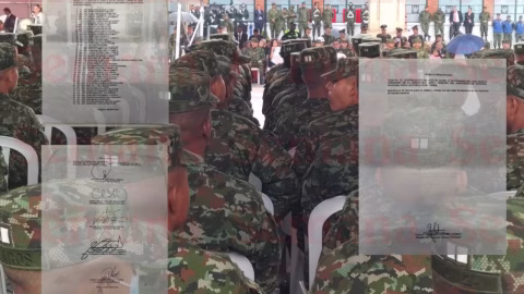 Documentos revelarían purga militar