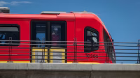 Metro de Bogotá prueba primer tren
