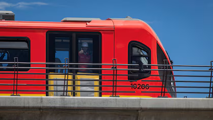 Metro de Bogotá prueba primer tren