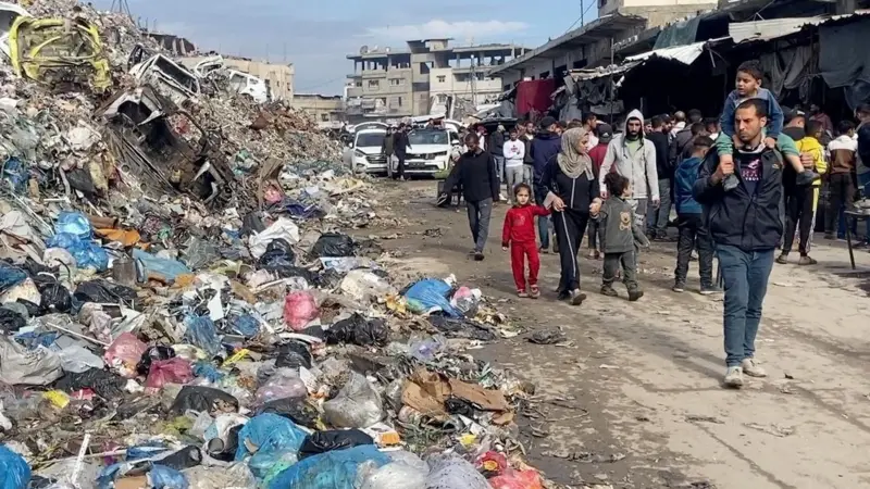 Ratas invaden campamentos en Gaza
