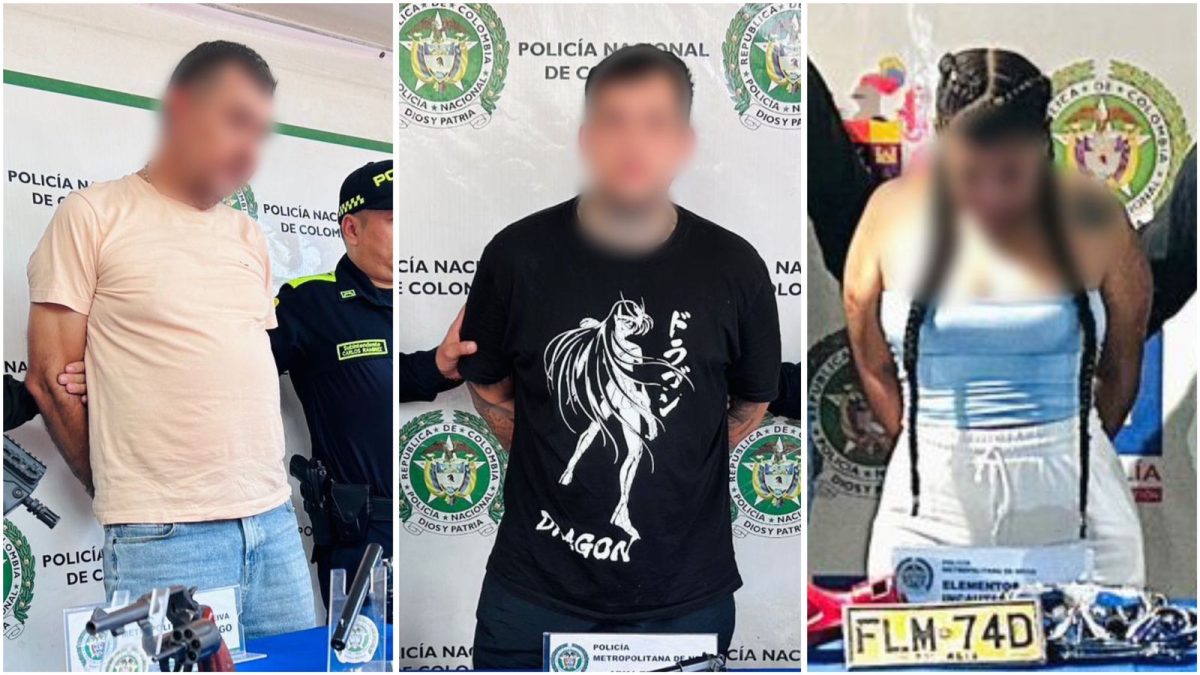 Caen tres personas en allanamientos