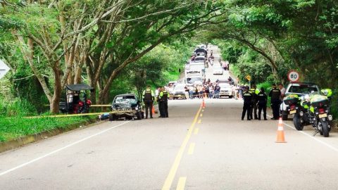 Dos muertos deja choque en vías del Huila