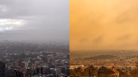 Lluvias y polvo del Sahara en Colombia
