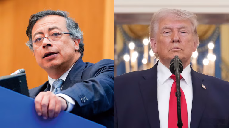 Petro arremete contra Donald Trump y Marco Rubio