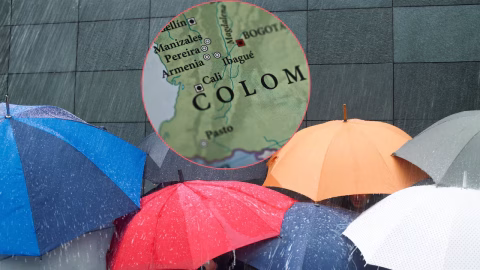 Lluvias y calor: clima hoy en Colombia
