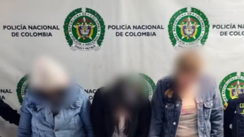 Cayeron en flagrancia tres mujeres en Bogotá