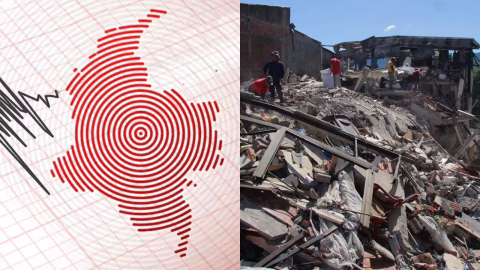 Nuevo temblor en Colombia este 12 de agosto: Epicentro Los Santos