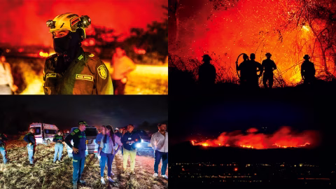 Incendios en Tolima: 20.000 hectáreas en llamas y emergencia