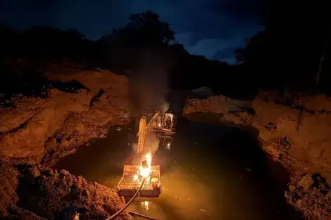 Destruyen mina ilegal de disidencias en Chaparral, Tolima