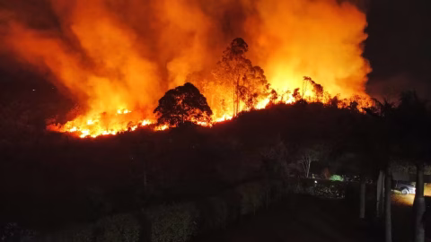 Incendio de grandes proporciones causa zozobra en Popayán