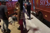 Adulto mayor quedó gravemente herido tras accidente con buseta en Ibagué