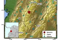 Un enjambre sísmico con 17 temblores sacude a Chaparral, Tolima