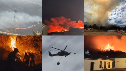 Villa de Leyva en llamas: Voraz incendio arrasa Cerro San Marcos