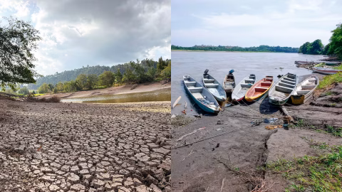 Ríos secos en Colombia: la dramática crisis hídrica que amenaza al país