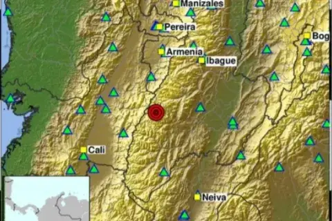 Fuerte sismo de 4.5 en Chaparral despertó al Tolima esta madrugada