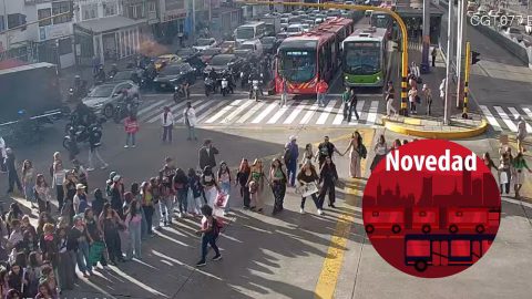 TransMilenio entrega balance de las protestas: cierres y 270.000 afectados