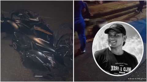 Joven murió tras chocar su motocicleta contra un árbol en Neiva